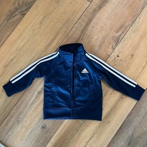 ADIDAS baby, dark blue jacket. VGUC